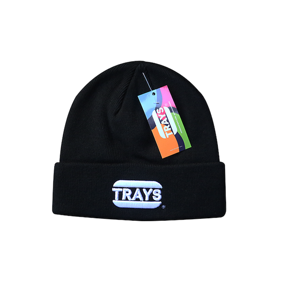 TRAYS | Beanie Hat Black