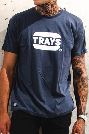 Open image in slideshow, TRAYS | Men&#39;s T-shirt Blue
