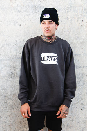 TRAYS | Men's Sweatshirt Grey